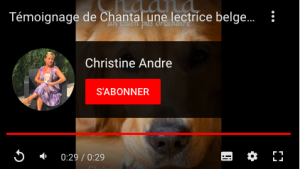 Chaine youtube de Christine André